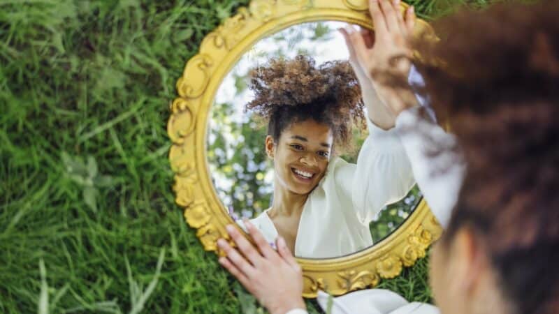 Selbstliebe - Man liebt sein Spiegelbild